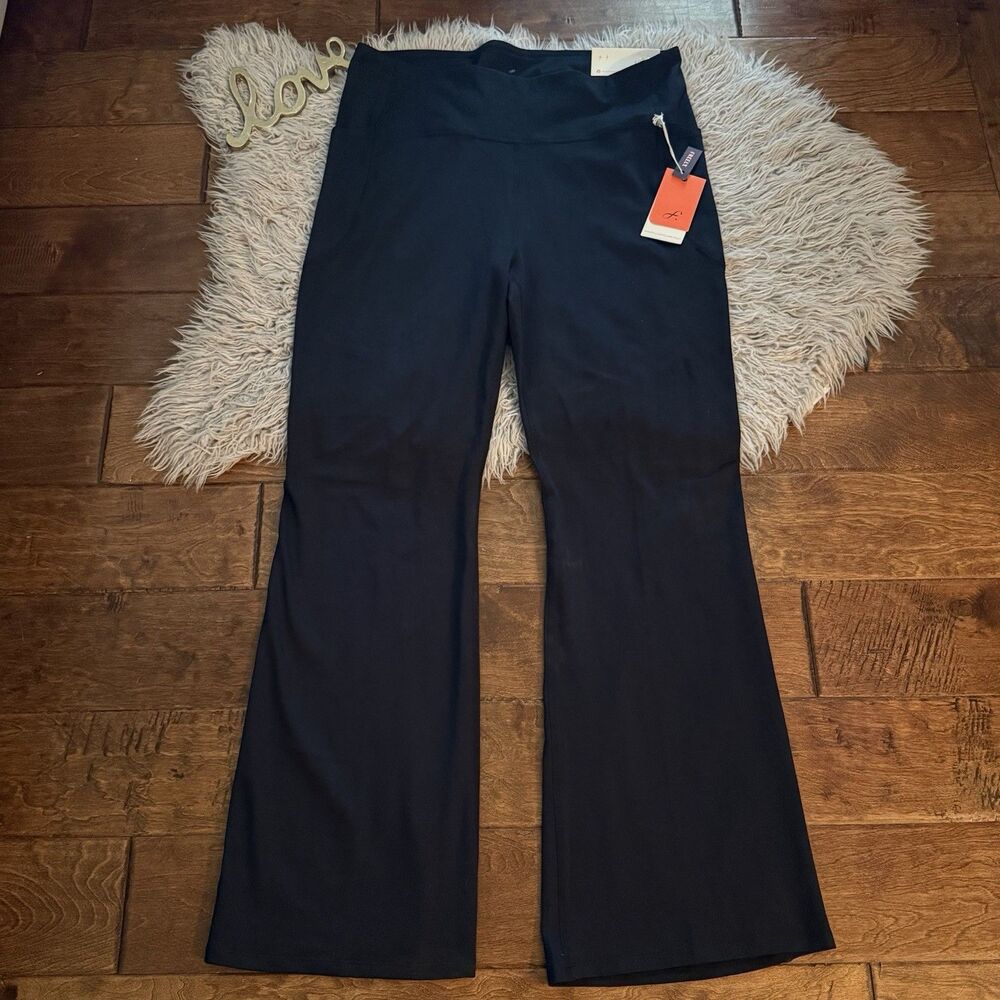 Freely Womens Pants Womens Haven Luxe Flare Black Size 1X New